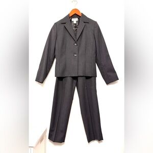 Pendleton 100% Virgin Wool Pant Suit Jacket Professional Office Women’s 4P  NWOT